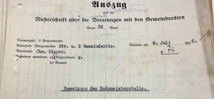 25. Februar 2026 – Auf den Spuren der Freibad-Geschichte